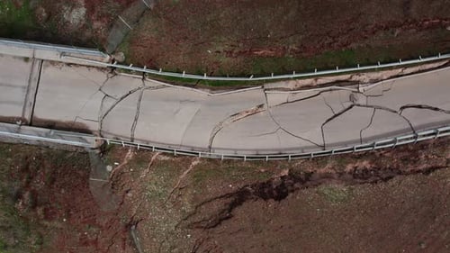 Cracks on Asphault Rural Road