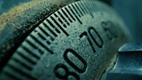 The Wheel Of Numbers For The Strongbox Combination