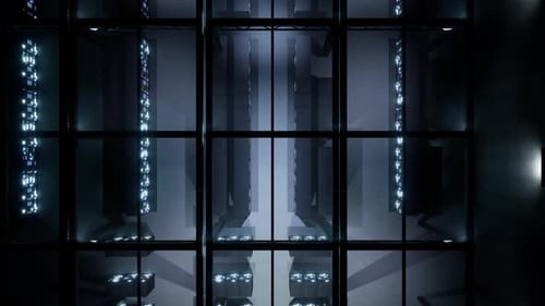 Servers in Cloud Service Data Center