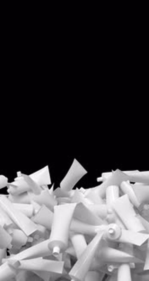 3D Toothpaste Tube Transition Animation with Alpha Channel 4K