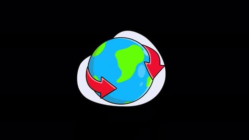 Global Logistics and International Network Concept Animation Video - Transparent
