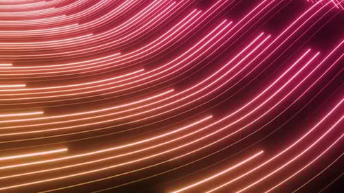 Dynamic light trails create vibrant energy flow motion background
