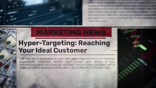 Hyper Targeting Reaching Your Ideal Customer Headline Title On Newspaper