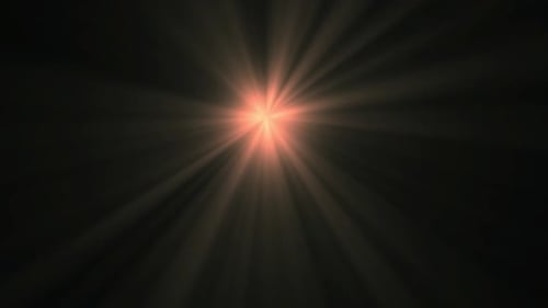 Cyan Red Light Beam