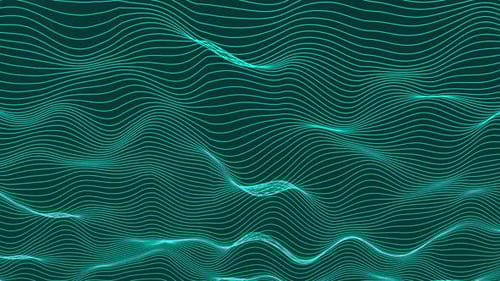 Dynamic Abstract Wavy Lines Technology Background Animation