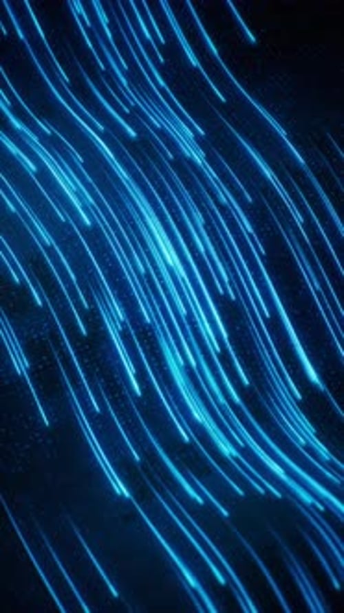 Flowing curve lines with technical board background