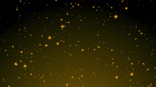 Golden Particles Background Loop V2