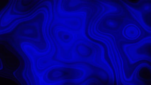 Abstract Flowing Blue Liquid Background Animation