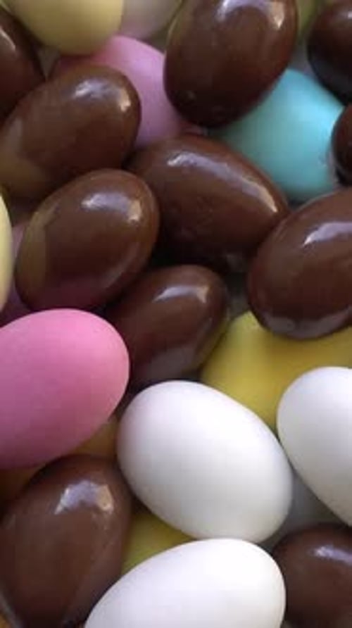 Different Types of Almonds as Background