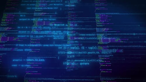 Ai Program Code Scrolling Background