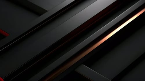 Dark Geometric Panels with Glowing Lines Abstract Background