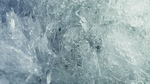 Luxury Frozen Ice Texture Motion Elegant Cold Abstract Background Crystalline