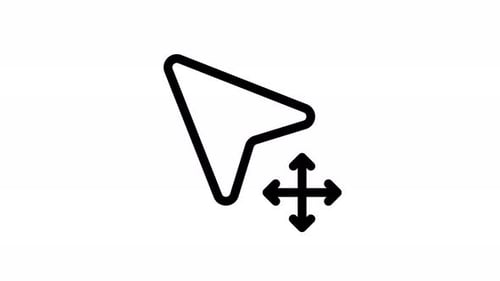 cursor line icon animation