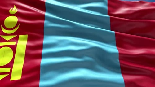 Zoom-Flagge Mongolei