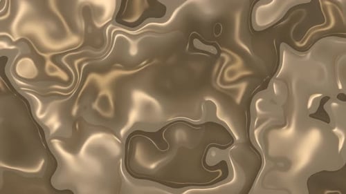 Abstract Fluid Metallic Liquid Gold Background