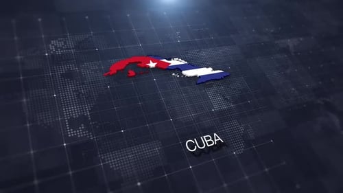 Cuba Map Displaying