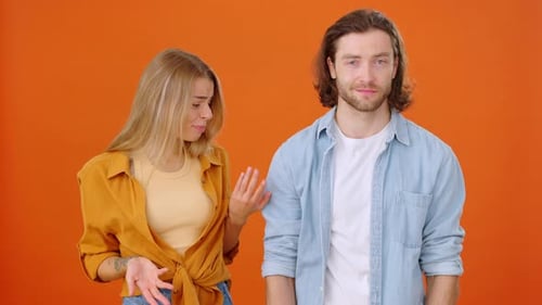 Couple Experiencing Frustration and Disagreement