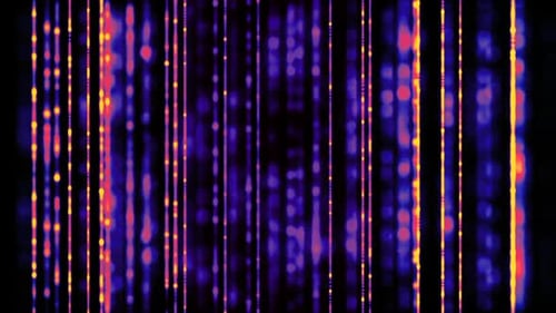 Blue And Yellow Lights Lines Animation Loop