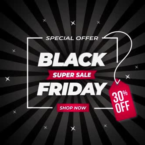 Black Friday (30% off) Video Post 2022