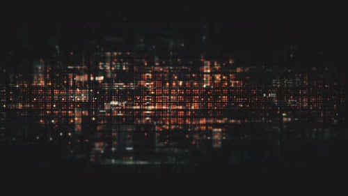 Futuristic Screen Display Data Matrix Simulation Background 02