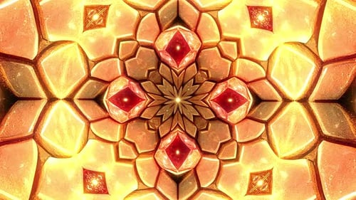 Glowing Light Golden Stone Pattern Background