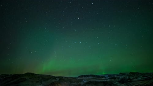 Aurora Borealis Northern Lights in Iceland at night