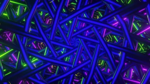 Colorful Trippy Pattern Animation Visual 3D Mandala Spiritual Pattern