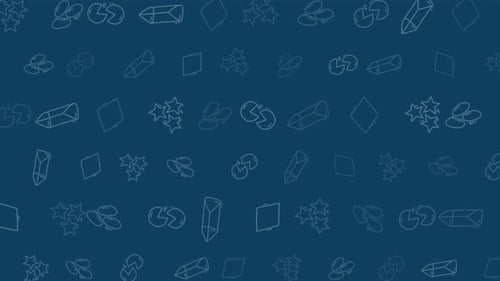 Abstract Shapes Seamless Pattern Line Art Minimalist