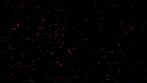 Dichtes Feuer, Glut. Glutpartikel. Dichte Partikel