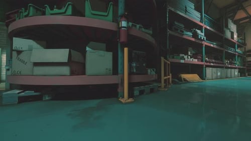 Warehouse Storage of Retail Merchandise Shop