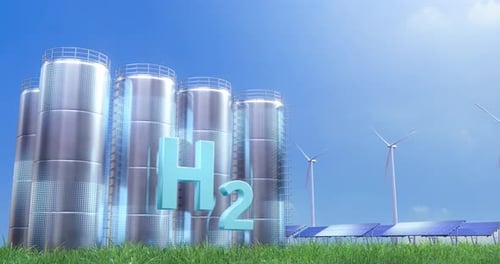 Green Hydrogen Energy Production with Modern Industrial Facilities