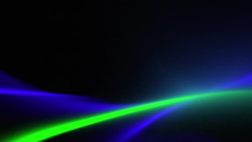 Abstract Fluid Neon Lines Background Animation