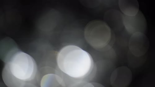 Abstract Shimmering Light with Bokeh Effects