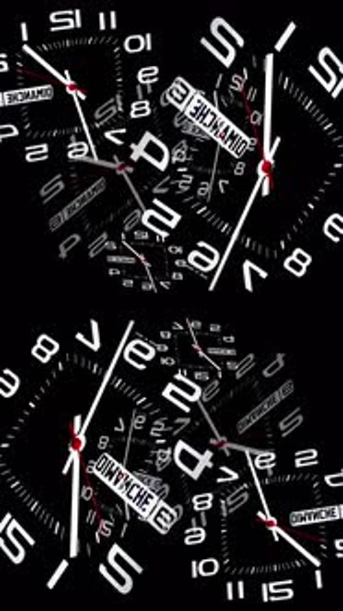 Analogue Clock Timer in Vertical