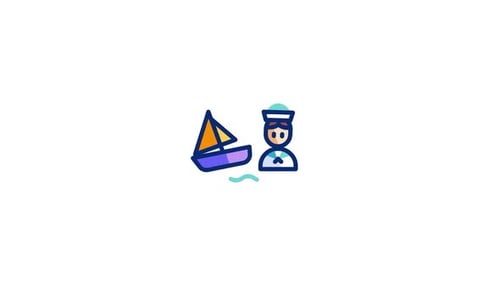 Sailboat Animated Icon