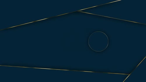 Elegant Decorative Golden Geometric Lines Background Animation
