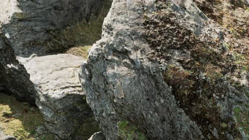 Close Up of Rocky Stones Formation