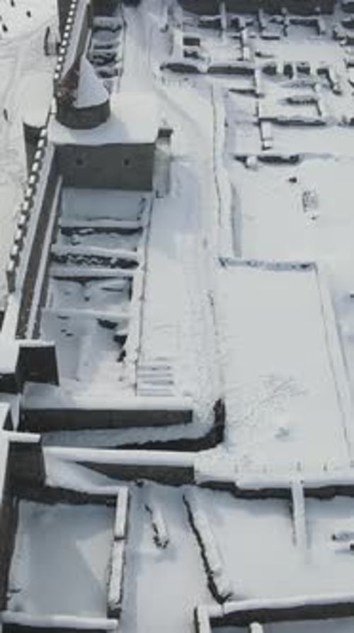 Winter In Historical Castle