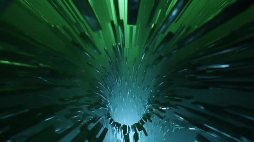 Futuristic Color Tunnel