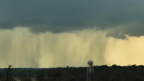 El deslumbrante poder de la naturaleza: un increíble aguacero sobre la vasta naturaleza salvaje de Tennessee.