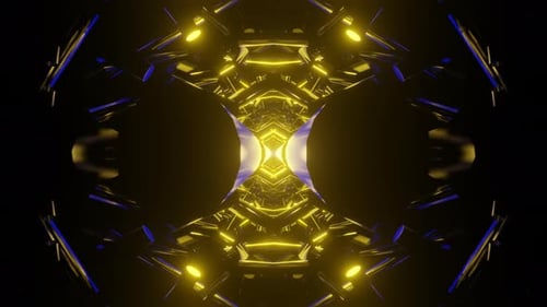 An Immersive and Hypnotic VJ Loop with a Kaleidoscopic and Colorful Vibe