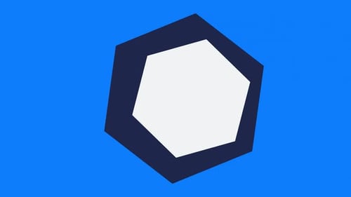 Hexagon transition background