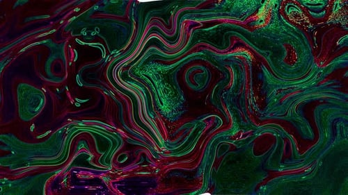 Vibrant Abstract Liquid Glitch Flowing Background