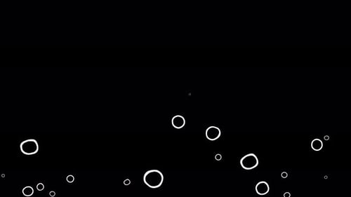 Fun Sparse Animated Bubble Popping Background Loop