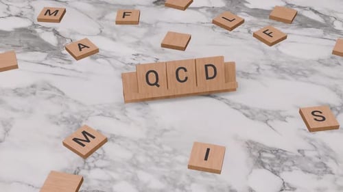 QCD word on scrabble