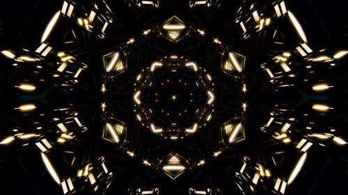 Exhilarating Fusion of Sound and Light in a Modern Disco VJ Loop