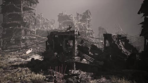 City Reduced to Rubble After Devastating Military Action Leaves Destruction