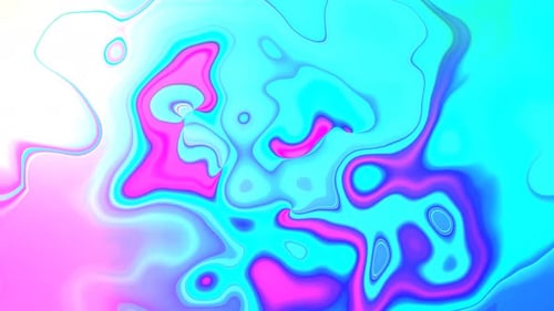 Vibrant Abstract Fluid Liquid Waves Morphing Background Loop
