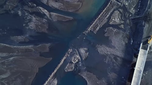 Aerial View of Icelandic Landscape