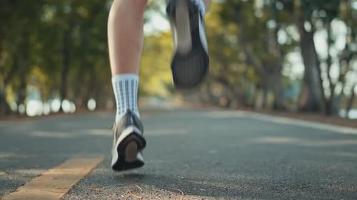 Asian sport man runner for running warm up, Preparing for running in public park